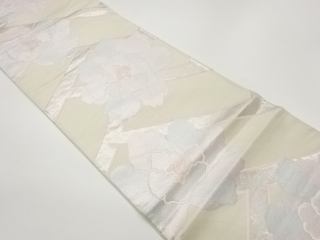 JAPANESE FUKURO OBI / WOVEN HIGAKI PATTERN
